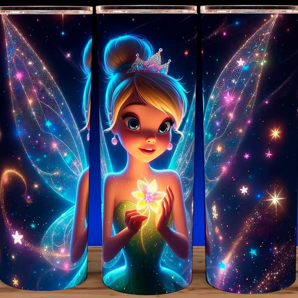 Tinkerbell Fairy Princess Cartoon Cup mug Tumbler